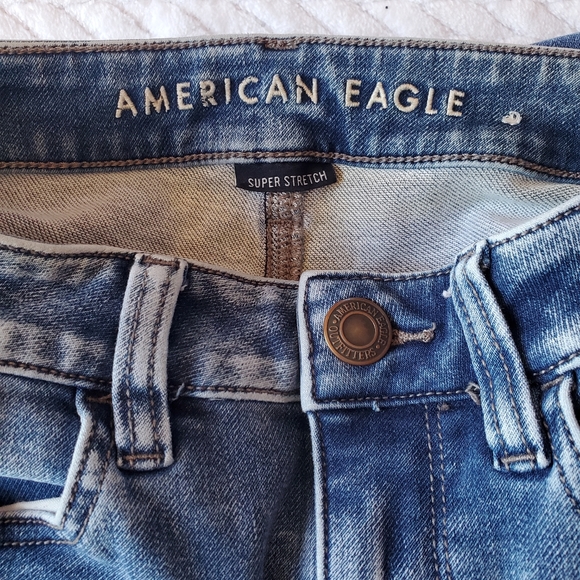 AEO Hi-Rise Jegging Stone Washed Jeans Size 2 Regular - Picture 7 of 11